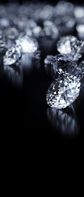 Blackout roller blind Diamonds and sparkle