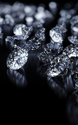 Blackout roller blind Diamonds and sparkle