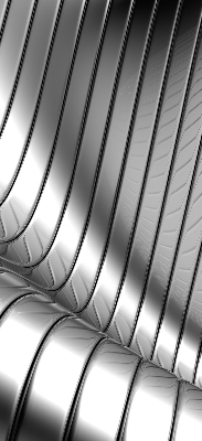 Blackout roller blind for window Metallic abstraction