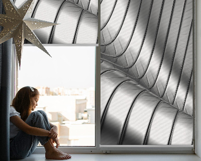 Blackout roller blind for window Metallic abstraction