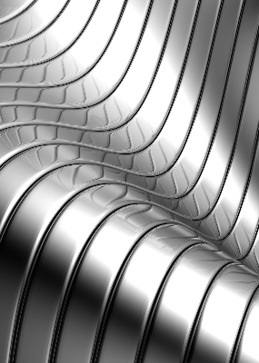 Blackout roller blind for window Metallic abstraction