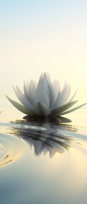 Blackout roller blind Water lilies