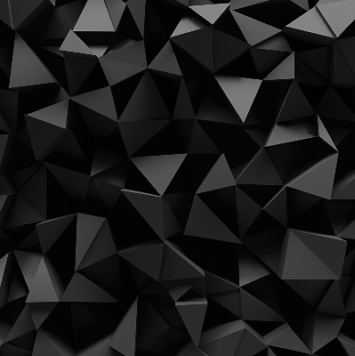 Blackout roller blind for window Black origami