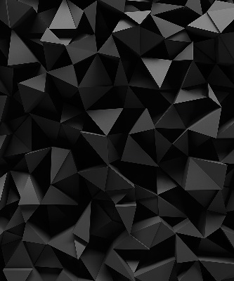Blackout roller blind for window Black origami