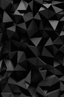 Blackout roller blind for window Black origami