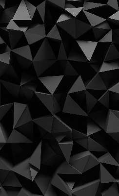 Blackout roller blind for window Black origami