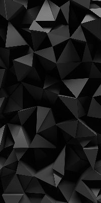 Blackout roller blind for window Black origami