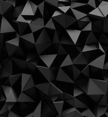 Blackout roller blind for window Black origami