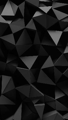 Blackout roller blind for window Black origami
