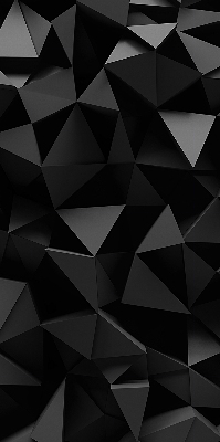 Blackout roller blind for window Black origami