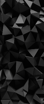 Blackout roller blind for window Black origami
