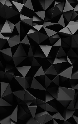 Blackout roller blind for window Black origami