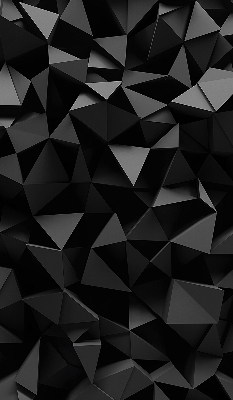 Blackout roller blind for window Black origami