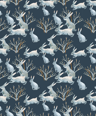 Blackout roller blind Rabbits and Sticks