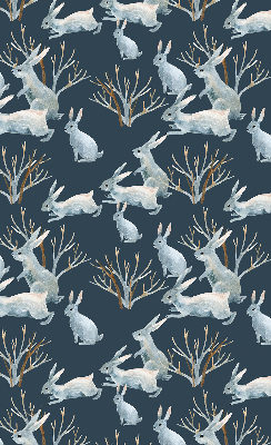 Blackout roller blind Rabbits and Sticks