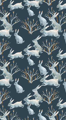 Blackout roller blind Rabbits and Sticks