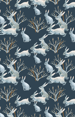 Blackout roller blind Rabbits and Sticks
