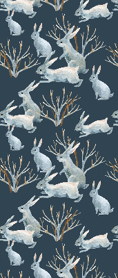 Blackout roller blind Rabbits and Sticks