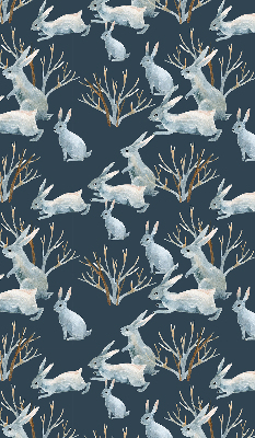 Blackout roller blind Rabbits and Sticks