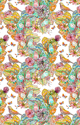 Blackout roller blind for window Colorful pattern of nature
