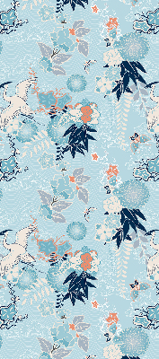 Blackout roller blind Blue nature