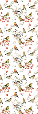 Blackout roller blind for window Birds on the branches