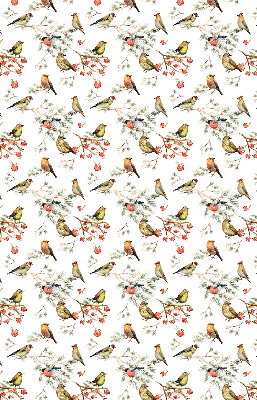 Blackout roller blind for window Birds on the branches