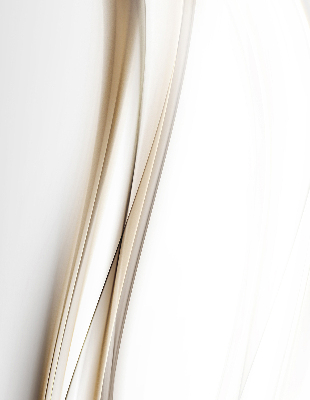 Fabric roller blind for window Wave on a white background