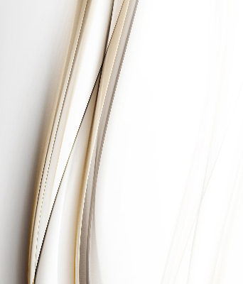 Fabric roller blind for window Wave on a white background