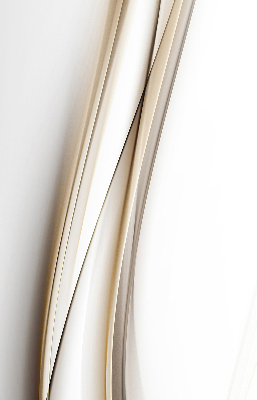 Fabric roller blind for window Wave on a white background