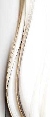 Fabric roller blind for window Wave on a white background
