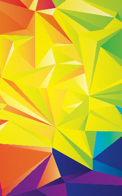 Blackout roller blind for window Colorful origami pattern