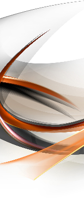 Fabric roller blind for window Orange line pattern