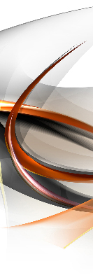 Fabric roller blind for window Orange line pattern