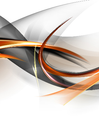 Fabric roller blind for window Orange line pattern
