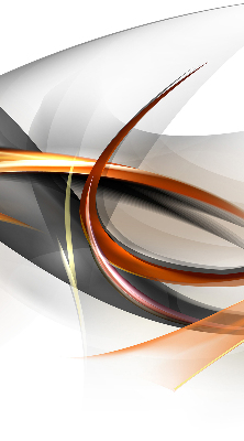 Fabric roller blind for window Orange line pattern