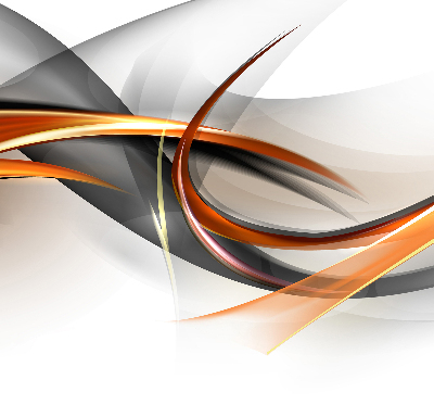 Fabric roller blind for window Orange line pattern