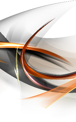Fabric roller blind for window Orange line pattern