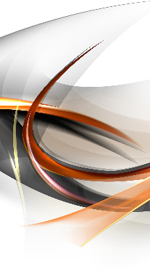 Fabric roller blind for window Orange line pattern