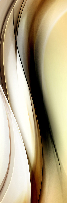 Blackout roller blind Yellow abstraction