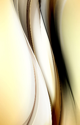 Blackout roller blind Yellow abstraction