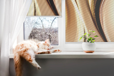 Blackout roller blind for window Metal
