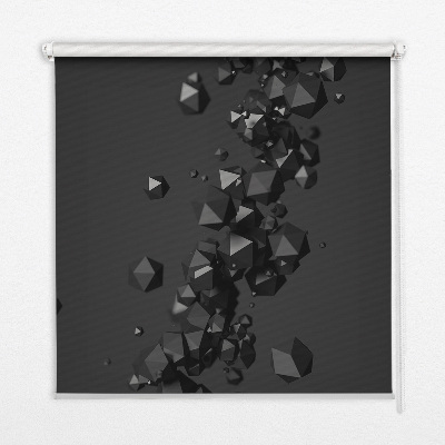 Fabric roller blind for window Falling lumps
