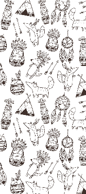 Blackout roller blind Drawn pictures