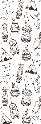 Blackout roller blind Drawn pictures