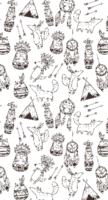 Blackout roller blind Drawn pictures