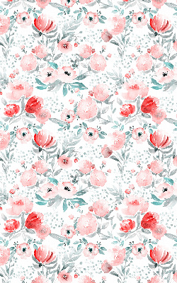 Blackout roller blind for window Pink poppy