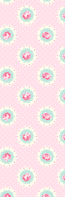 Blackout roller blind Roses