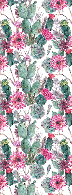 Blackout roller blind for window Cactus flower