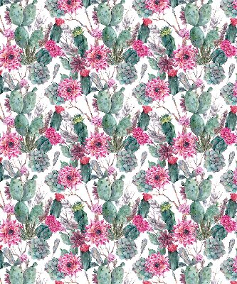 Blackout roller blind for window Cactus flower